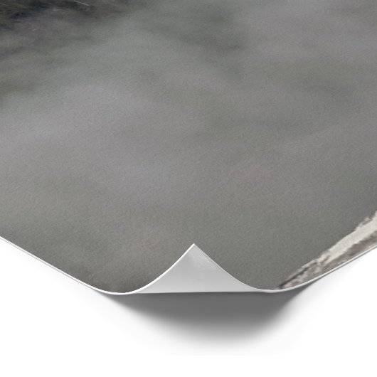 Old Faithful Geyser - Fine Art Print Poster (Ecke)