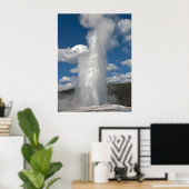 Old Faithful Geyser - Fine Art Print Poster (Heimbüro)