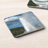 Old Faithful Geyser Untersetzer Set (Linke Seite)