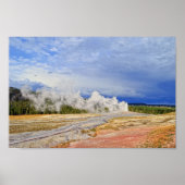 Old Faithful Geyser, Yellowstone Nationalpark Poster (Vorne)