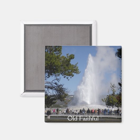 Old Faithful Magnet (Vorderseite/Rückseite)