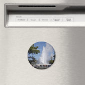 Old Faithful Round Magnet (In Situ (Geschirrspüler))