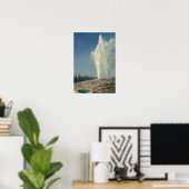 Old Faithful von Albert Bierstadt Poster (Heimbüro)