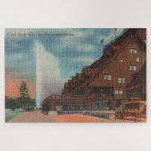 Old Faithful Yellowstone Large Puzzle (Horizontal)