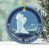 Old Faithful - Yellowstone Nationalpark Souvenir Keramik Ornament
