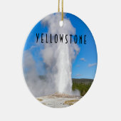 Old Faithies Yellowstone Nationalpark Keramik Ornament (Rechts)