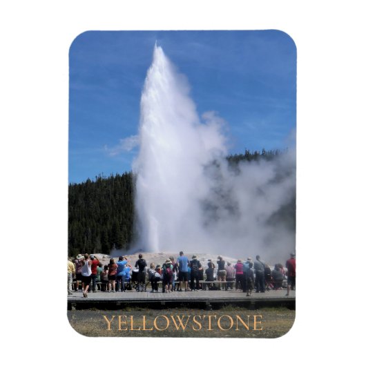 Old Faithies Yellowstone Nationalpark Magnet (Vertikal)