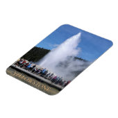 Old Faithies Yellowstone Nationalpark Magnet (Linke Seite)