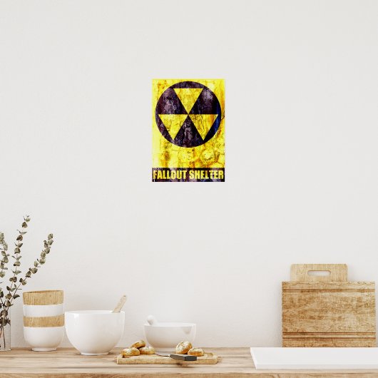 Old Fallout Shelter Poster (Küche)