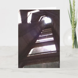 Old Farm Buildings Barn Silo Ladder Photo Karte