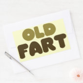 Old Fart Rechteckiger Aufkleber (Umschlag)