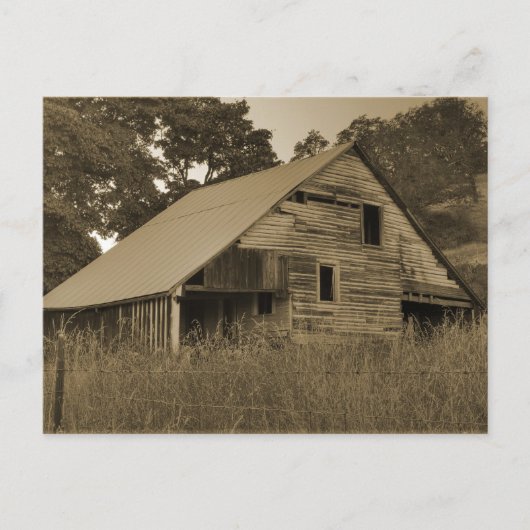 Old Fashion Barn Postkarte (Vorderseite)