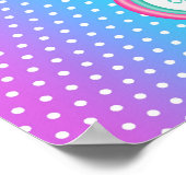 Old Fashion Candy Sweet Shoppe Banner Poster (Ecke)