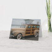 Old Fashion Christmas Feiertagskarte (Rückseite)