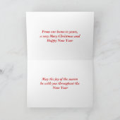 Old Fashion Christmas Feiertagskarte (Innenseite)