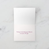 Old Fashion Country Chicken Weihnachtskarte Karte (Innenseite)