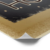 Old Fashion Hope Snowman | Christmas Poster (Ecke)