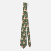 Old Fashion Santa Christmas Necktie Krawatte (Vorderseite)