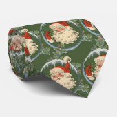 Old Fashion Santa Christmas Necktie Krawatte (Gerollt)