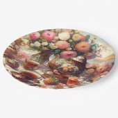 Old Fashion Tea Party  Pappteller (Schrägansicht)