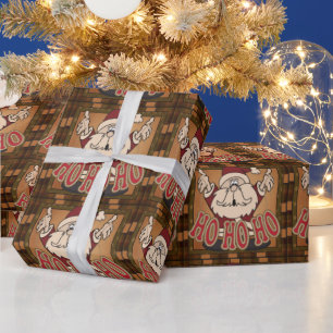 Old Fashion Weihnachten Weihnachtsmann Geschenkpapier