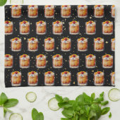 Old Fashioned Cocktail Geschirrtuch (Gefaltet)