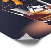 Old Fashioned Cocktail Recipe Infographic Poster (Ecke)