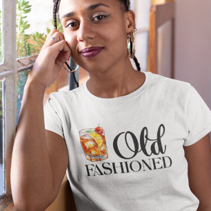 Old Fashioned Cocktail T-Shirt auf Deutsch