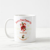 Old Fashioned North Le Candy Cane Company Elf Chri Kaffeetasse (Links)