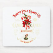 Old Fashioned North Le Candy Cane Company Elf Chri Mousepad (Vorne)