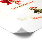 Old Fashioned North Le Candy Cane Company Elf Chri Poster (Ecke)