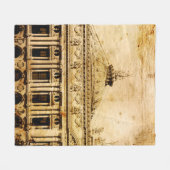 Old-fashioned paris franceaged, ancient, antique,  fleecedecke (Vorderseite (Horizontal))