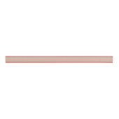 Old Fashioned Retro Christmas Stripe Pattern Pink Ripsband (Vorderseite)