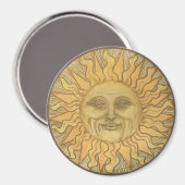 Old Fashioned Sun Magnet (Vorderseite/Rückseite)