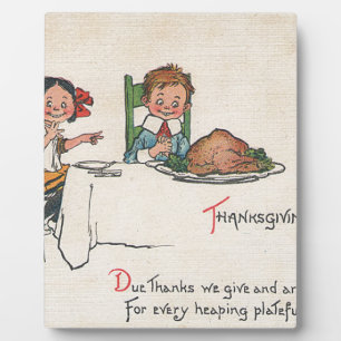 old fashioned thanksgiving fotoplatte