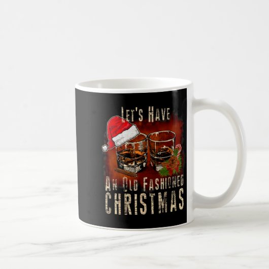 Old Fashioned Whiskey Christmas - Bourbon Tail Dri Kaffeetasse (Rechts)