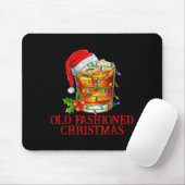 Old Fashioned Whiskey Christmas Funny Bourbon Tail Mousepad (Mit Mouse)