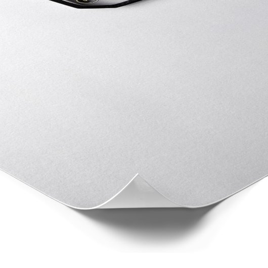 Old Favorit-Schreibmaschine Poster (Ecke)