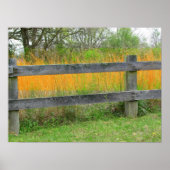 Old Fence Posts Poster (Vorne)