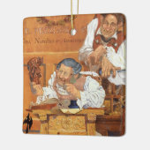 Old Fezziwig Keramikornament (Links)