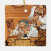 Old Fezziwig Keramikornament (Vorderseite)