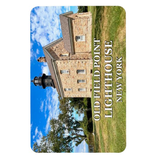 Old Field Point Lighthouse, New York Flexi Magnet (Vertikal)
