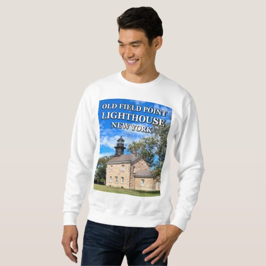 Old Field Point Lighthouse, New York Sweatshirt (Vorne ganz)