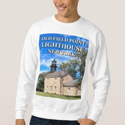 Old Field Point Lighthouse, New York Sweatshirt (Vorderseite)