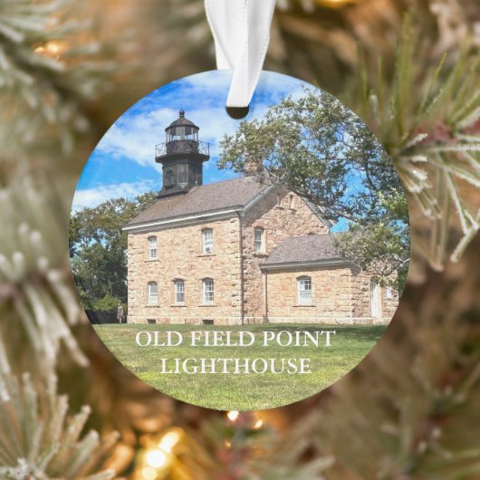 Old Field Point Lighthouse, New Yorker Ornament (Baum)