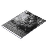 Old Fisherman Dockside Portrait-Notebook Notizblock (Linke Seite)