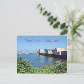 Old Fisherman's Wharf, Monterey, Kalifornien Postkarte (Stehend Vorderseite)