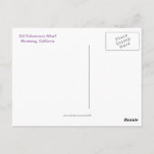 Old Fisherman's Wharf, Monterey, Kalifornien Postkarte (Rückseite)