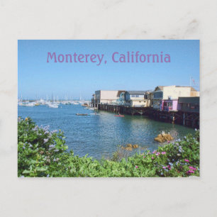 Old Fisherman's Wharf, Monterey, Kalifornien Postkarte