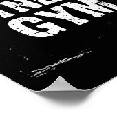Old Fitness Gym Poster (Ecke)